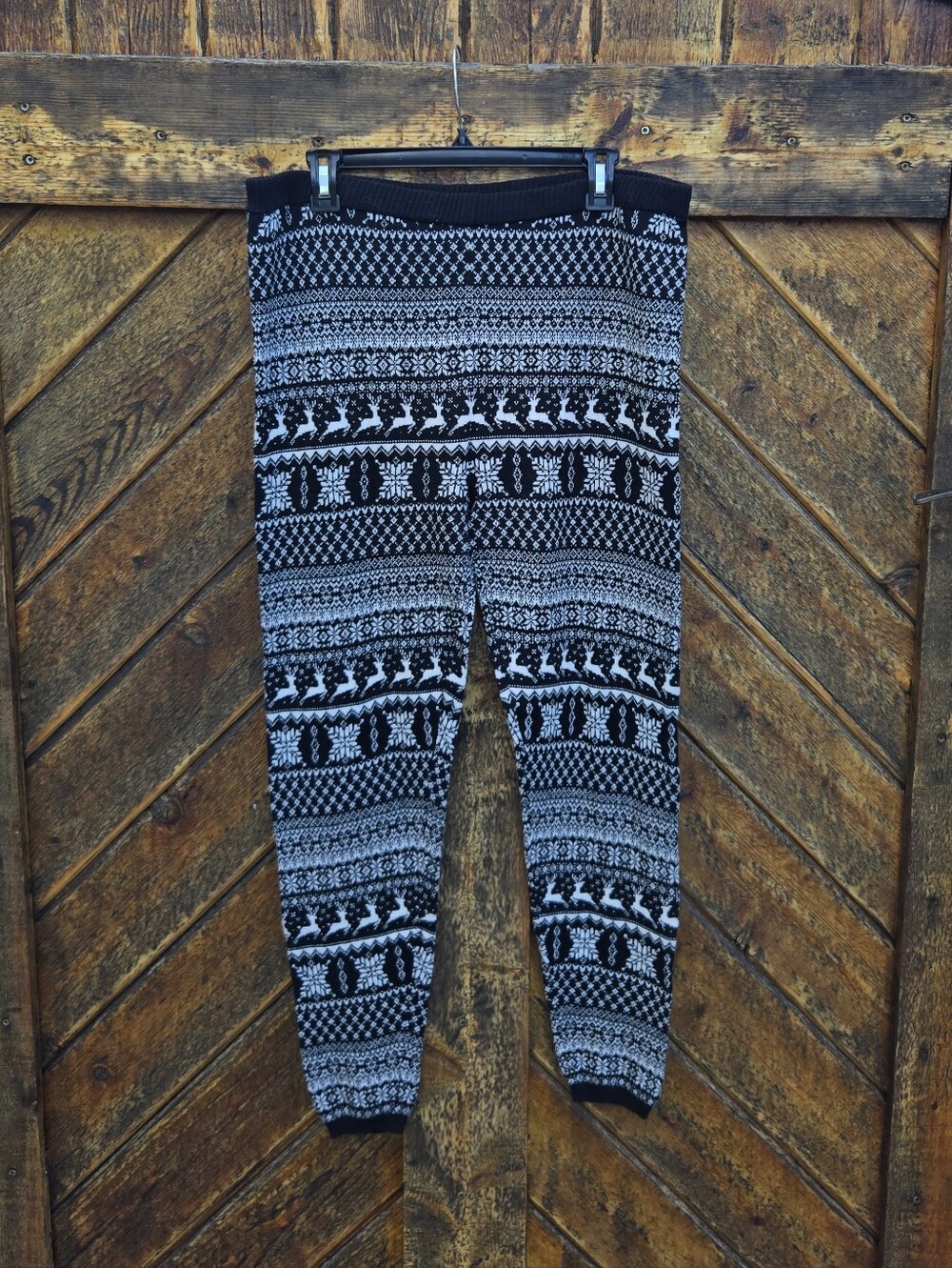 Mossimo Christmas Holiday Knit Leggings